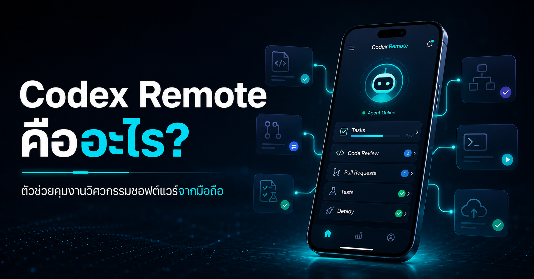 Codex Remote คืออะไร? ตัวช่วยคุมงานวิศวกรรมซอฟต์แวร์จากมือถือ