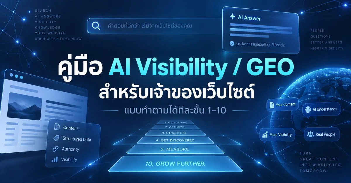 AI visibility สำหรับเจ้าของเว็บไซต์