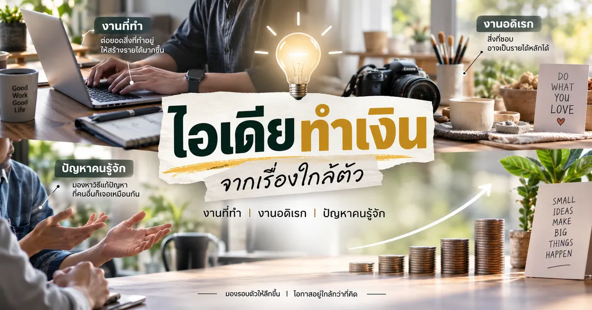 25 Prompt หาไอเดียทำเงินจากงานที่ทำ สิ่งที่ชอบ 