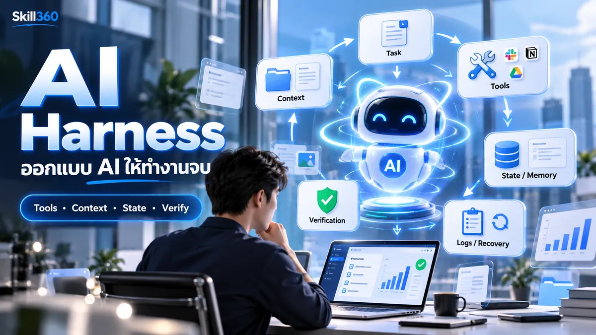 AI Harness ออกแบบ AI ให้ทำงานจบ