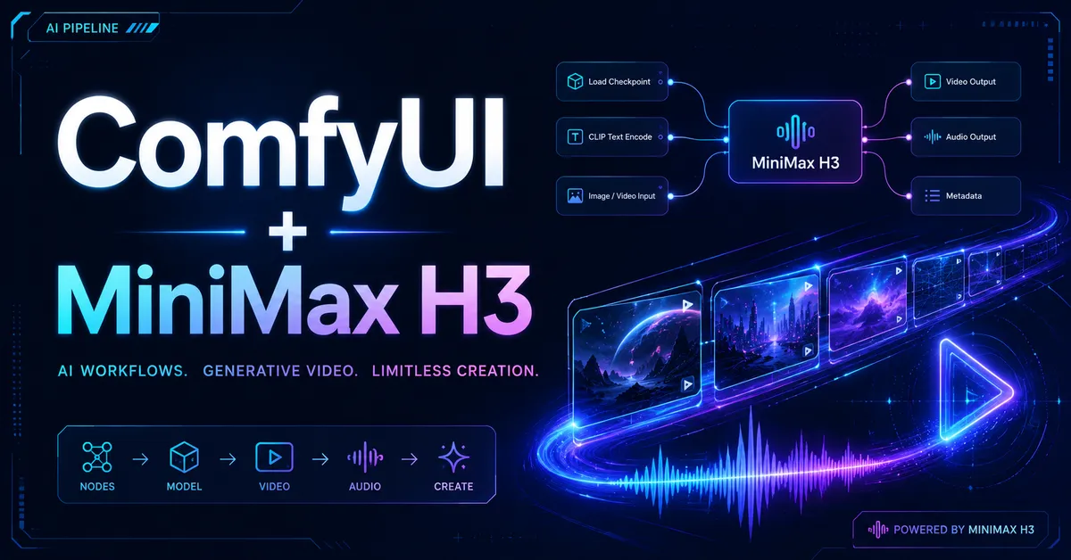 สร้างวิดีโอฟรีด้วย ComfyUI x Minimax H3